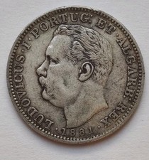 Moneta Argento Portogallo