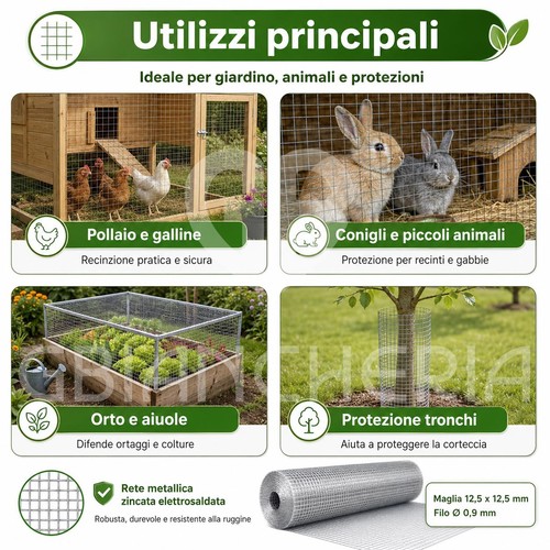 Rete metallica zincata - rete,