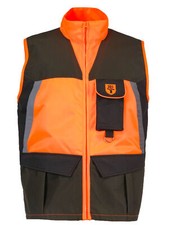 Gilet smanicato tessuto