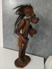 Antica Statua Legno Intagliata