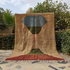 Berber brown rug, beniourain