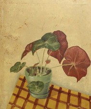 Dipinto ad olio vintage natura