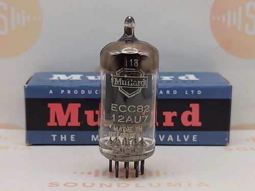 Mullard ecc82 12au7 piatti - 12au7,