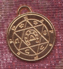 STELLA DELLA FORTUNA amuleto talismano pentacolo salomonico gioco denaro lavoro