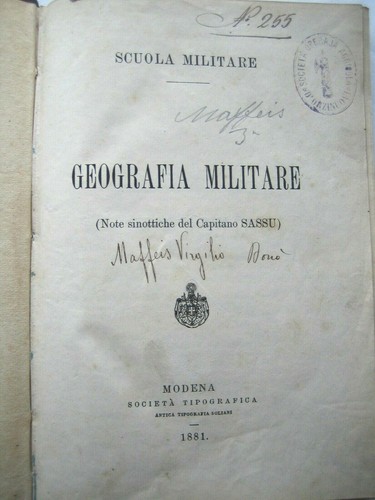 Geografia militare capit - militare,