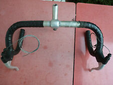 Manubrio bici corsa francese in alluminio con attacco BF Mafac Promotion leva freno