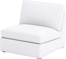 Copridivano in cotone bianco