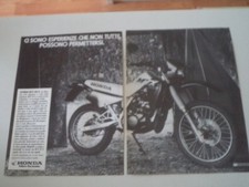advertising Pubblicità 1986 MOTO HONDA MTX 125 R