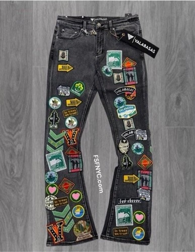 Jeans valabasas patchwork - valabasas,