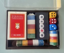 Set gioco Dal Negro - Set da Poker - Carte da gioco + Dadi + Fiches