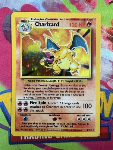 Wotc charizard 102 set base - 4/102,
