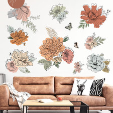 Wall Stickers Flowers Boho