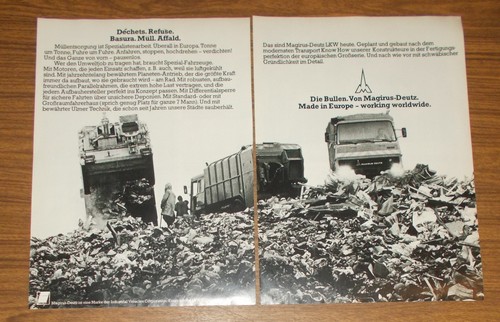 Rara pubblicità magirus - rara, magirus-deutz