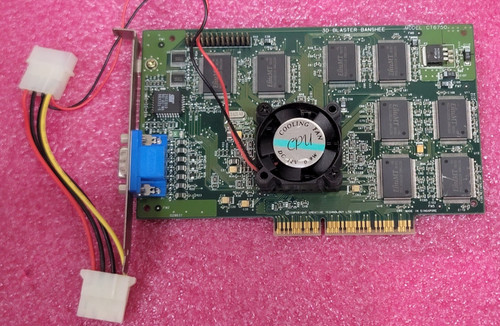 Scheda video gpu 3dfx voodoo - scheda,