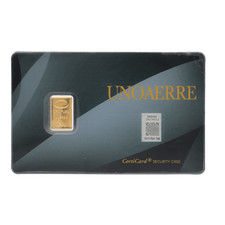 Lingotto 1 g in oro puro 999 -