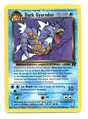 Dark gyarados - gyarados,