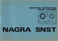 1 x Nagra SNST "Manuale"! ON ONE CD! OTTIMO! RARO! ENG/FR!