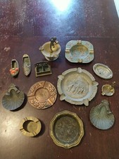 Lot Of 13 Vintage Ashtray Of