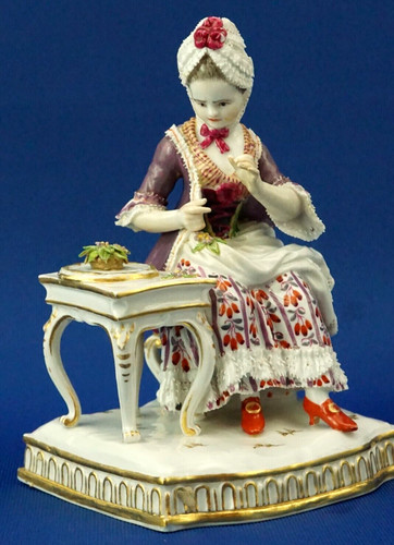 Meissen statuina porcellana - in,