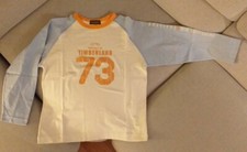 T-shirt TIMBERLAND manica lunga. Bambino Taglia 7/8 anni