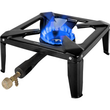 BRUCIATORE FORNELLO FORNELLONE A GAS DICTROLUX 30x30 4PIEDI CAMPEGGIO DA VIAGGIO