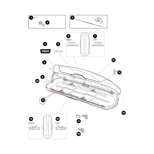 Barra chiusura thule - thule,
