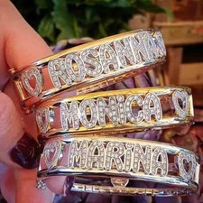 Bracciale con nome argento