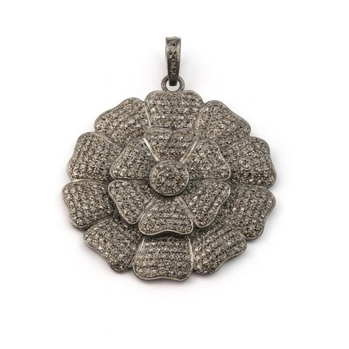 Ciondolo pave fiore in - ciondolo, a