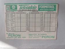 SCHEDINA TOTOCALCIO 06.03.1966