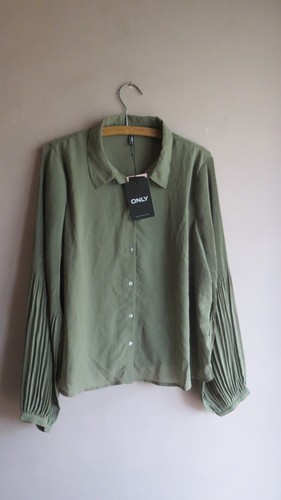 Top camicia plissettata star - top,