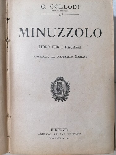 Minuzzolo collodi libro - -,