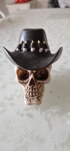 Skull teschio resina country - skull,