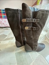 stivali donna vera pelle e camoscio