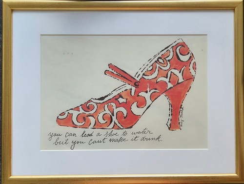 Scarpe andy warhol litografia - andy,