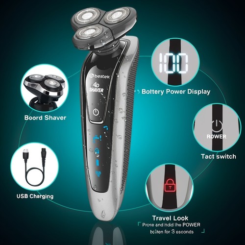Rasoio elettrico barba - rasoio, con