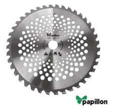 DISCO LAMA PER DECESPUGLIATORE IN ACCIAIO WIDIA 40 DENTI PAPILLON PROFESSIONALE