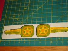 ADESIVO STICKER KLEBer vintage  vetrofania da interno nasar antifurto auto 