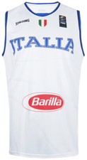 Canotta Bianca Gara Divisa Basket Federazione Italiana Pallacanestro 3XL