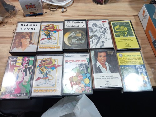 Lotto musicassette italiane - lotto,