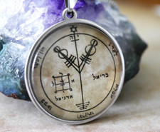 Amuleto Ciondolo Talismano 4° Pentacolo di Giove