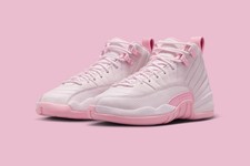 Nike Air Jordan 12 retrò rosa perla 510815-600 GS e taglia donna spedizione immediata!