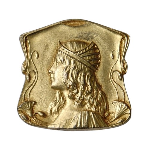 Antica spilla dama art nouveau - dama,