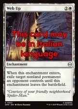 MTG 4x WEB UP EXC - AVVOLGERE CON RAGNATELE 21 - SPM - MAGIC