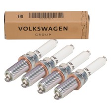 4 Candele Accensione Originali VW Golf VIII Polo VI T-Roc Tiguan 2.0 GTI TSI R
