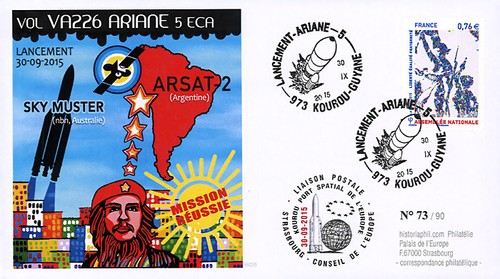 Va226l fdc kourou ariane 5 - kourou, "ariane