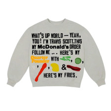 Felpa girocollo Travis Scott