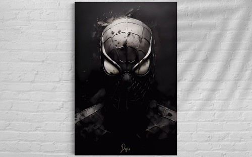 Quadro tela spider man - tela,