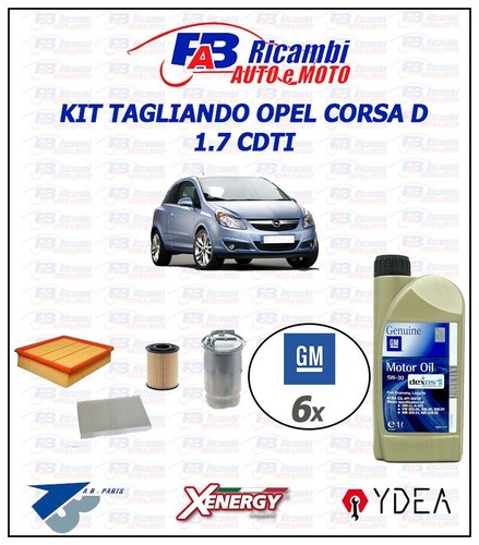 Kit tagliando opel corsa 7 - tagliando,