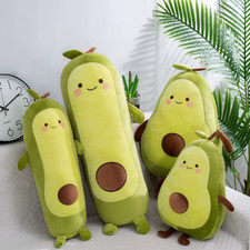 Peluche avocado gigante Kawaii - bambola frutta verde morbida imbottita simpatica cuscino grande