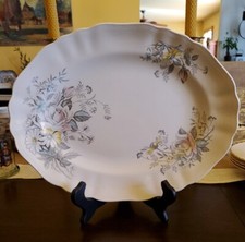 Meakin England Old World Charm 14" Oval Platter Signed by Frank Trigger MCM 